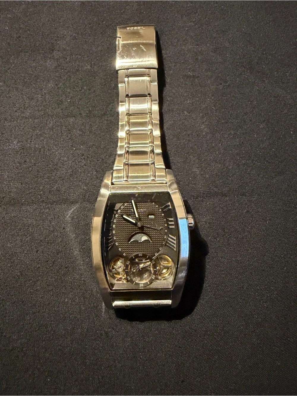 Men’s Fossil Arkitekt ME1014 Twist Moonphase Watch